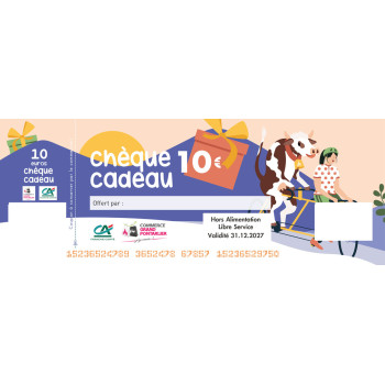Chèque cadeau 10€
